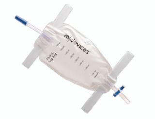 LEG BAG STERILE SHORT TUBE- 500ML TAP