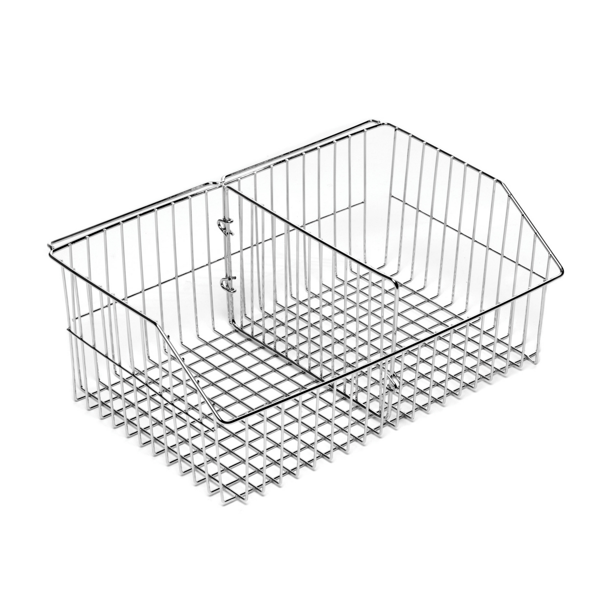 WB122 CLOSE MESH BASKET 415 X 255 X 160MM - STAINLESS STEEL