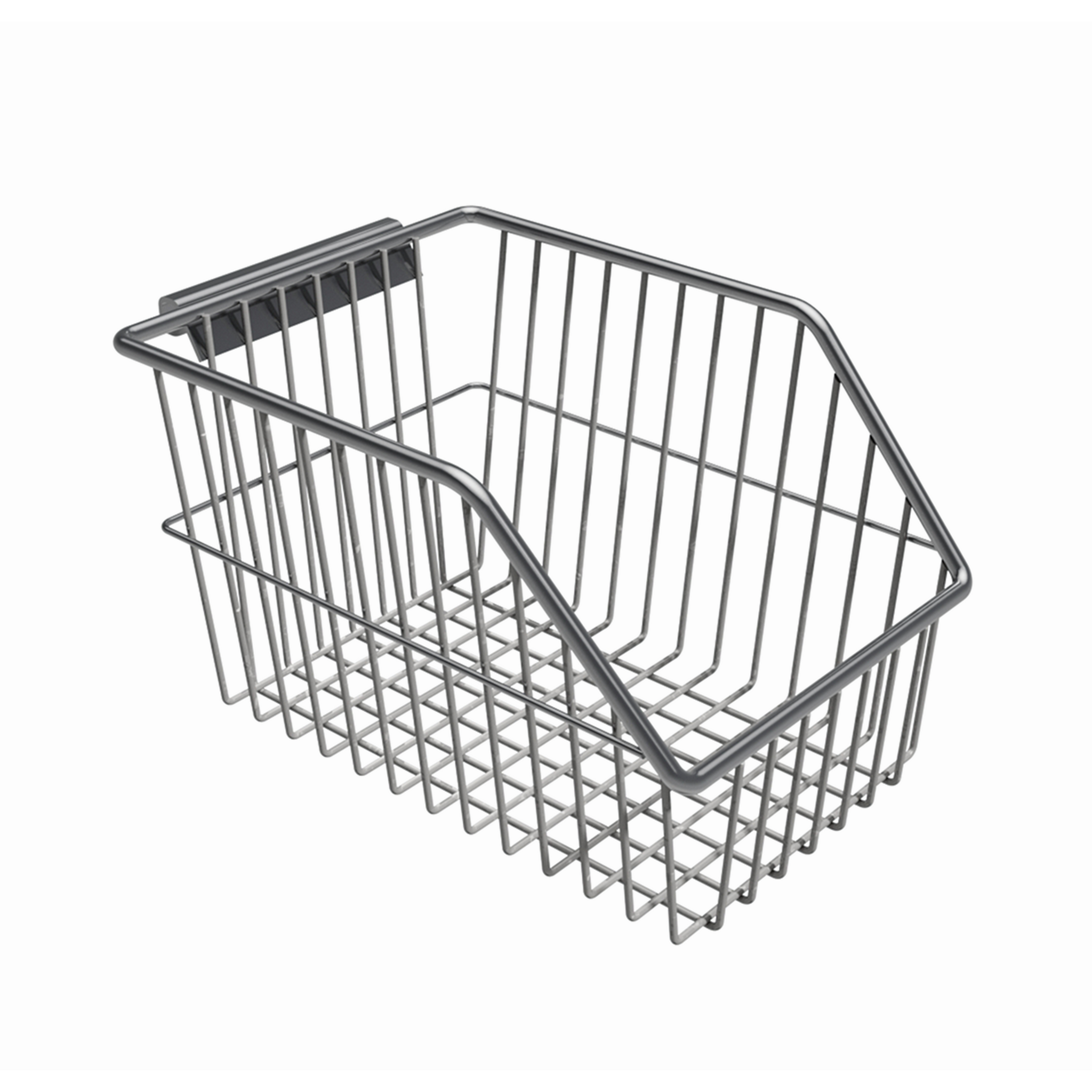 Rapini Nickel Chrome Close Mesh Basket - 105 X 125 X 85 MM