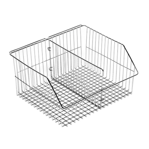 Rapini Nickel Chrome Close Mesh Basket - 415 X 365 X 200 MM