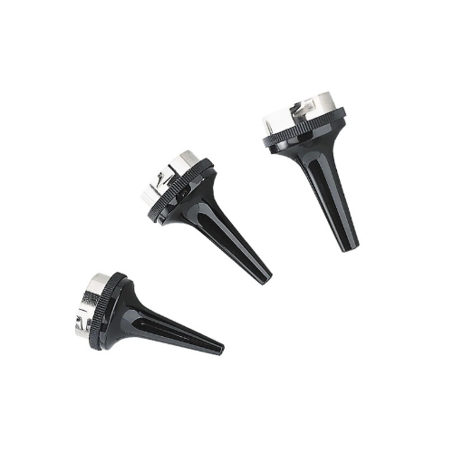 Reusable ear specula Ø 2 mm, black, uni®, econom® etc.