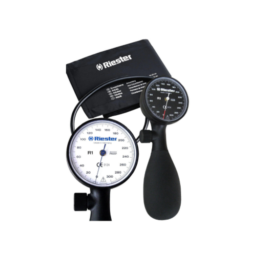 R1 SHOCK-PROOF BLACK, 1-TUBE, ADULT SIZE VELCRO CUFF |