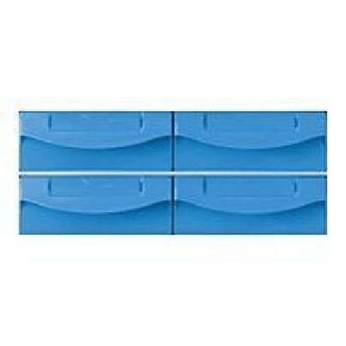 Capsa Locking Bin Kit - 4 Drawer, Medical, Cart, Blue (Open Box)