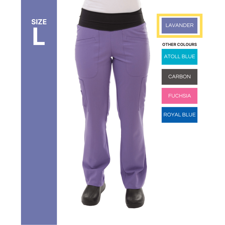 985 Excel 4-Way Stretch Fitted Pant- Lavander, Large
