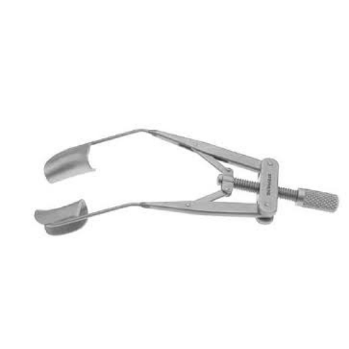 Lieberman Adjustable Eye Speculum Solid Blades, 15 MM Blades