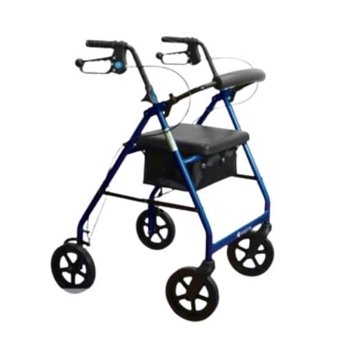 Aspire 8" Seat Walker - 4 Wheeled Frame