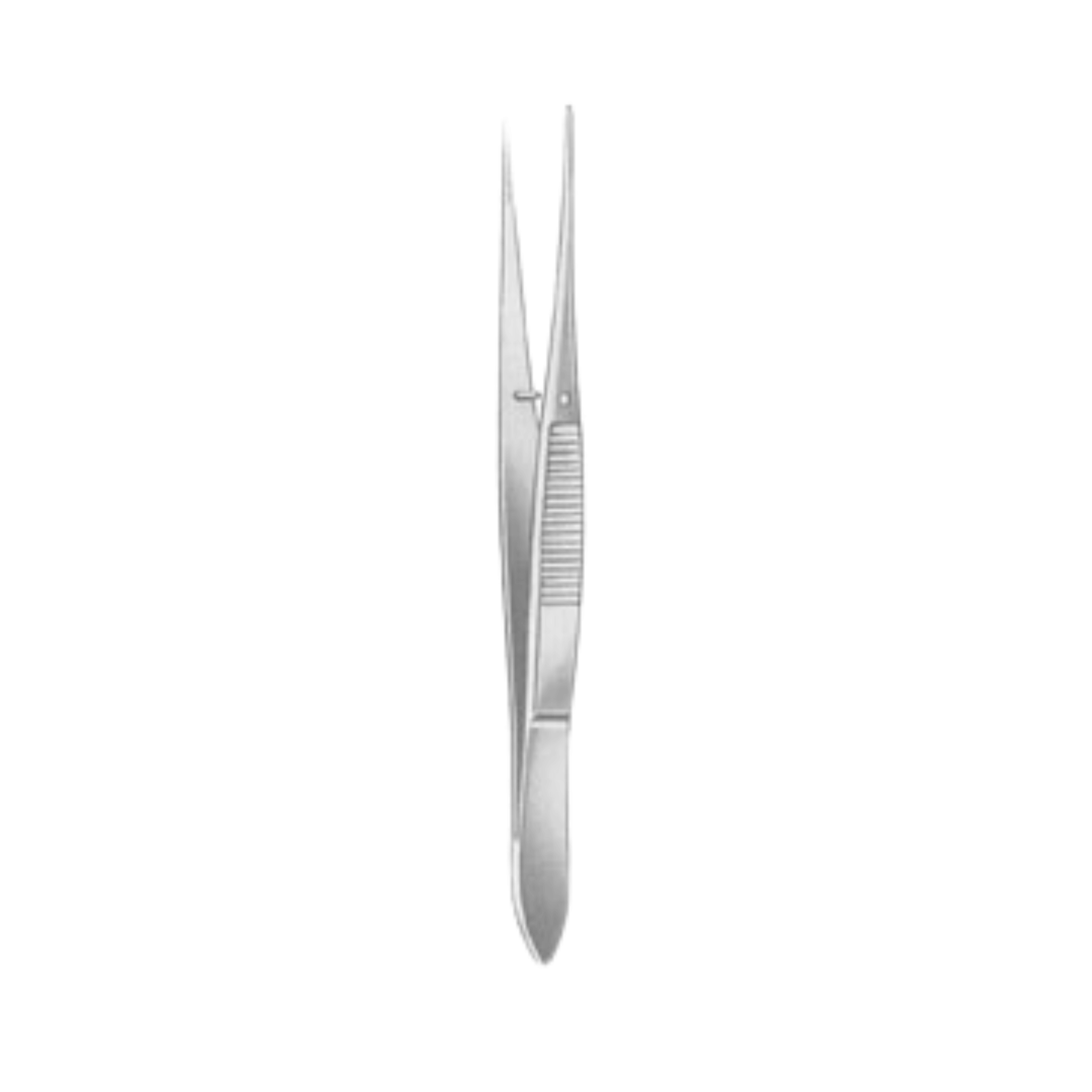 Graefe Iris Forceps- Curved, Serrated, 10 cm