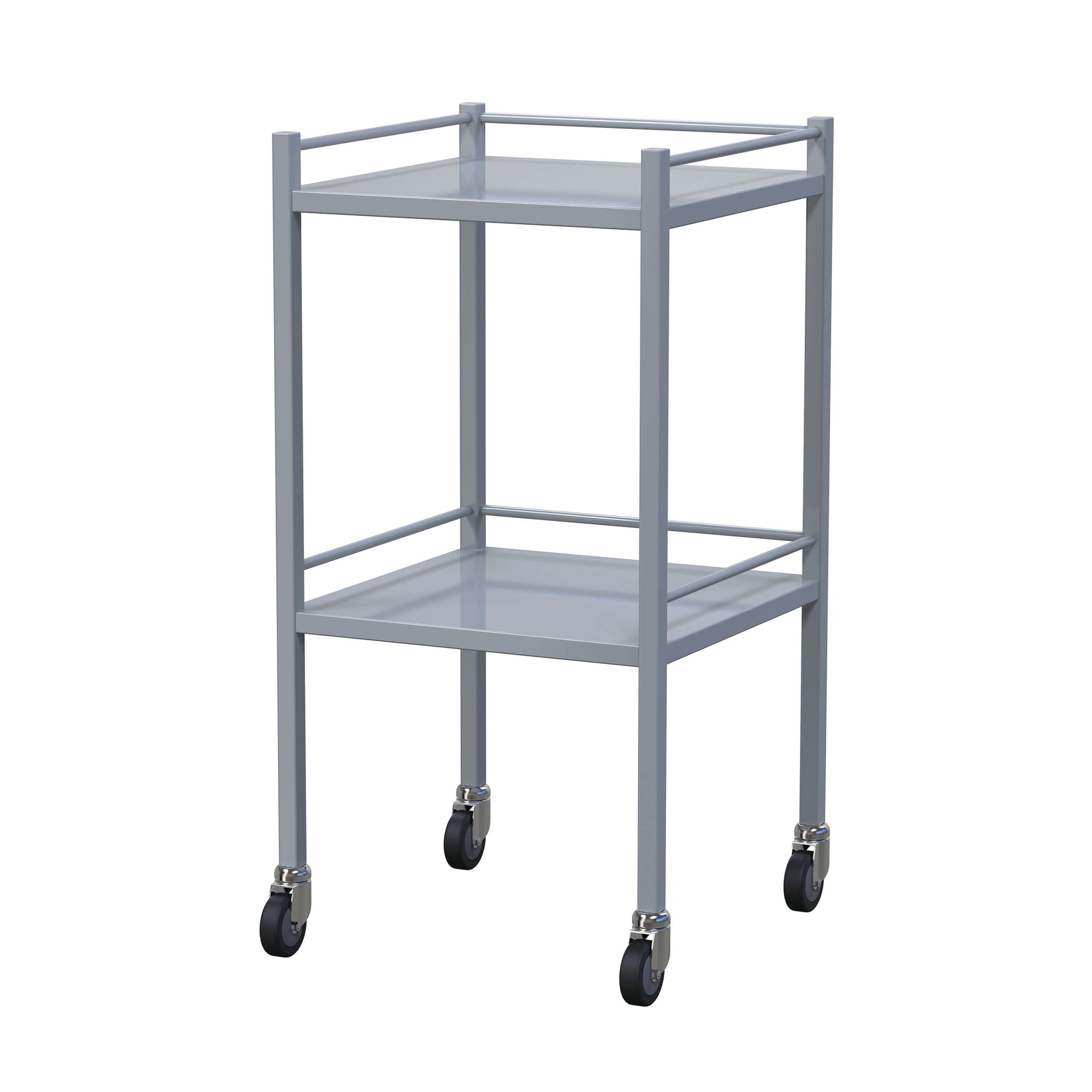 Instrument Trolley - With Rail, 490 X 490 X 900 mm