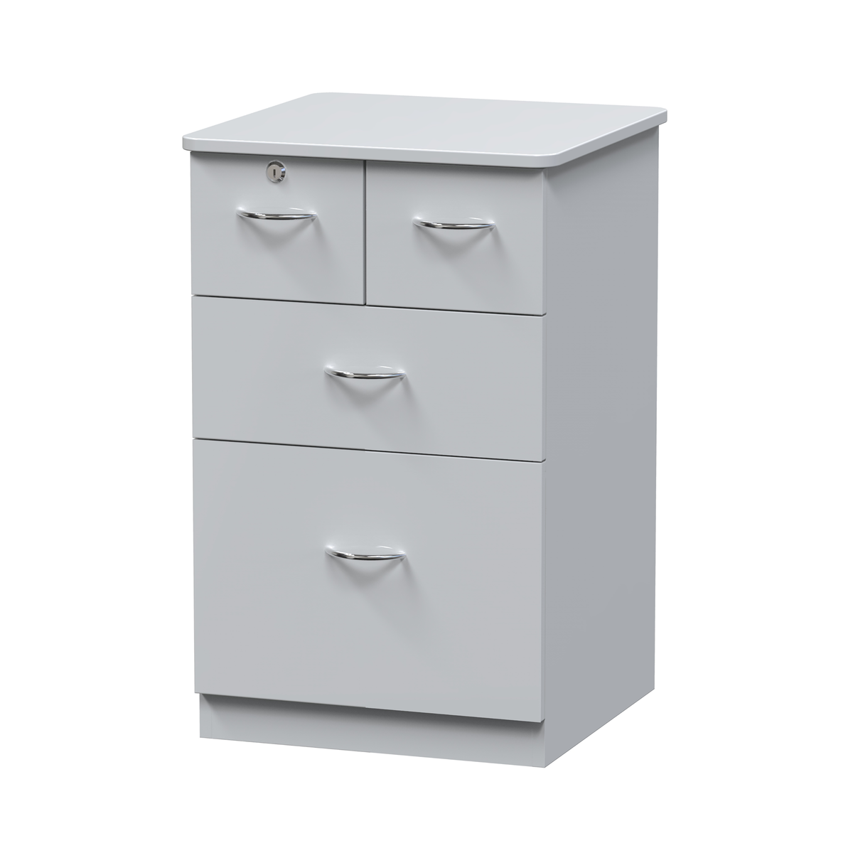 BEDSIDE LOCKER 1 X 1/2 DRAWER LOCKABLE, 1 X 1/2 DRAWER, 1 X STD DRAWER ...