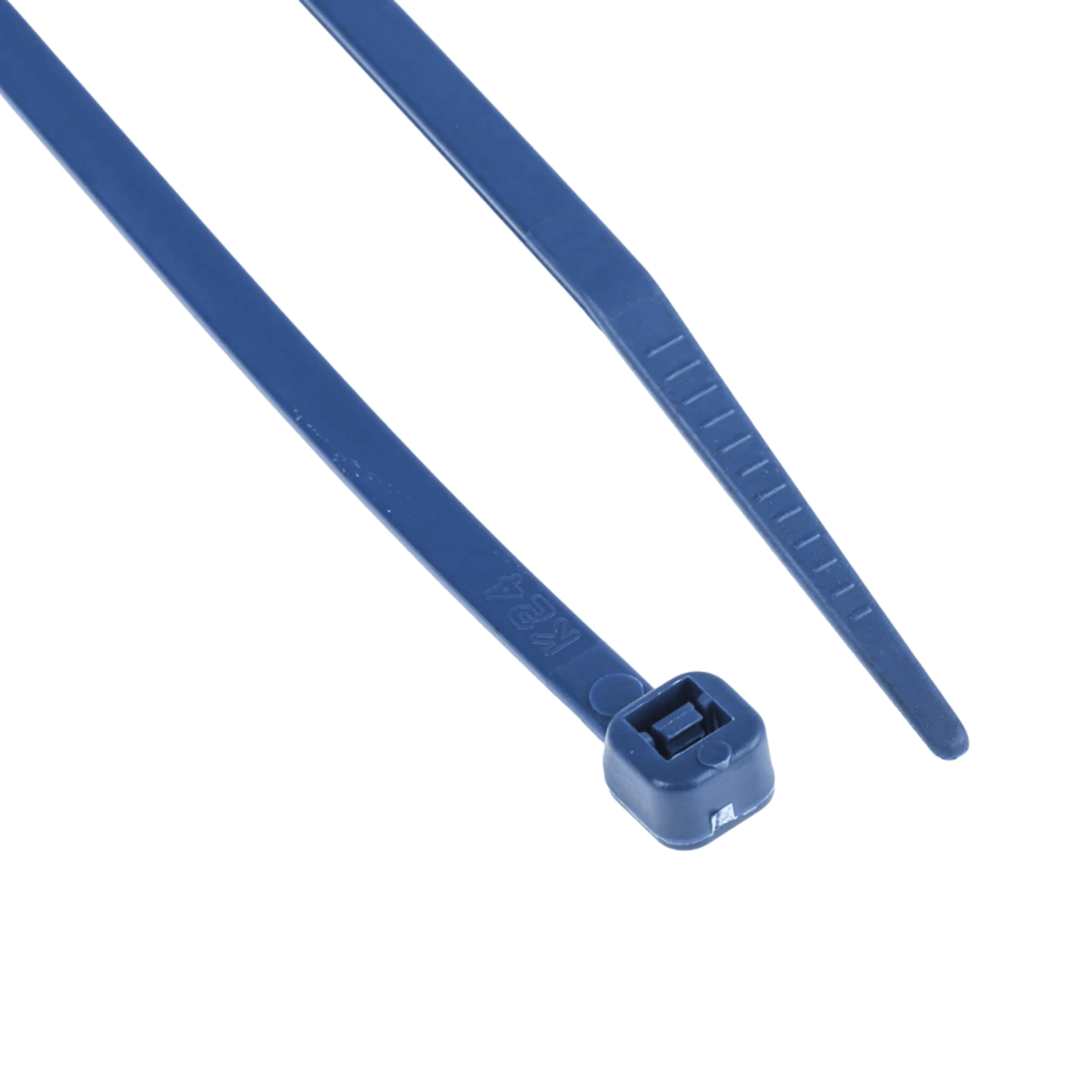 Plastic Ties- Blue, 100 Pack, 3.6 mm