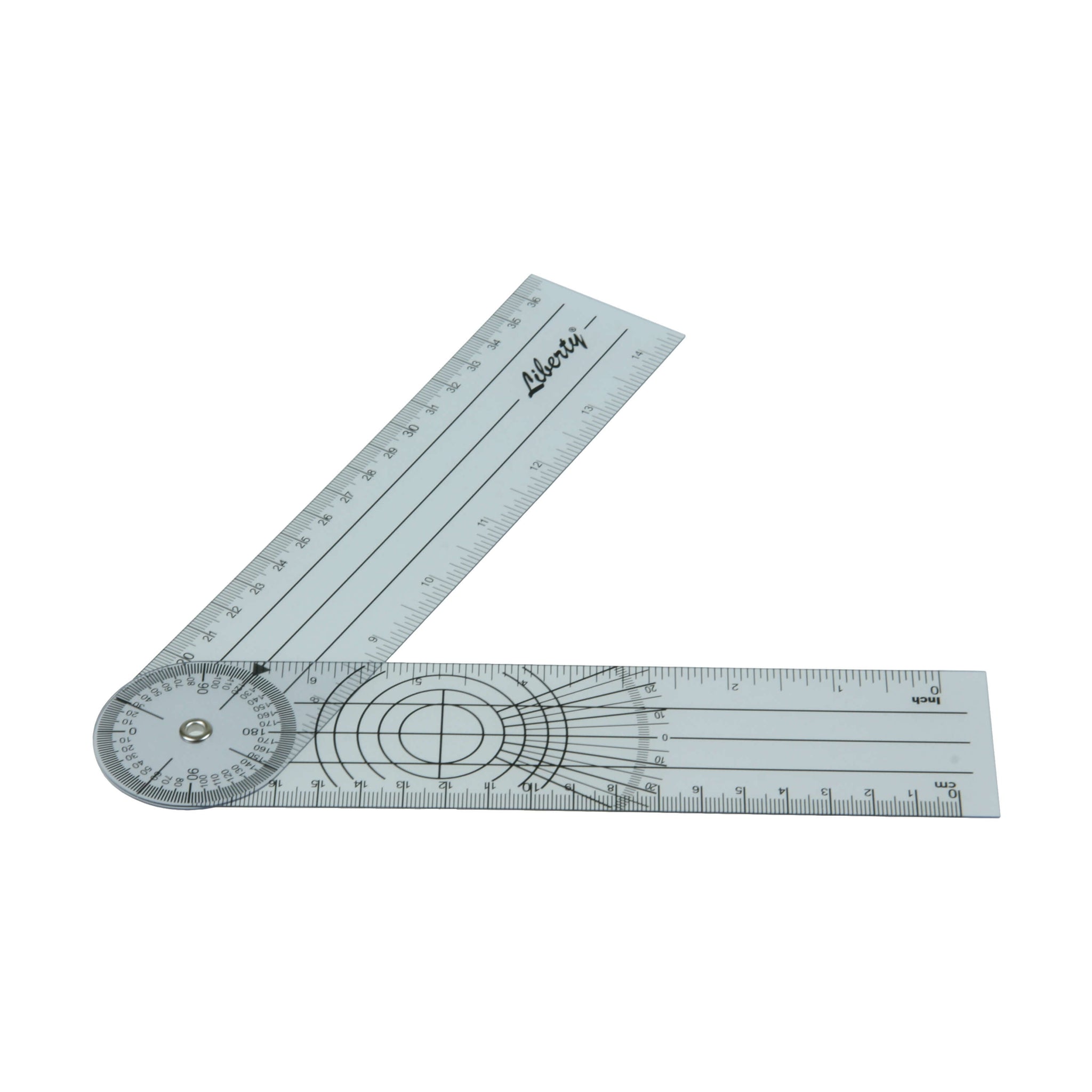 Goniometer- Plastic, 180 Degree, 7.5 inches (19 cm)