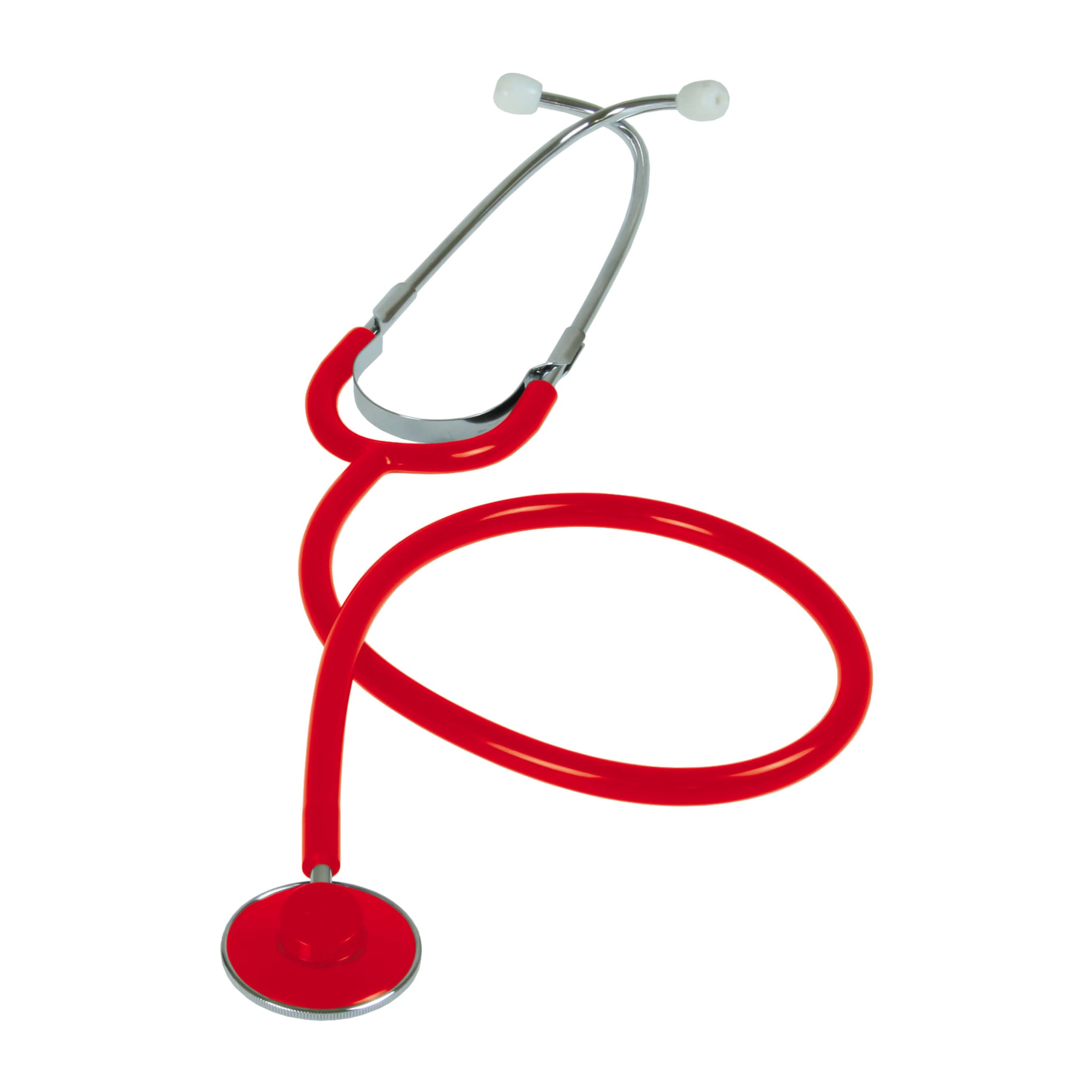 Single Head Stethoscope with Zip Case - Red