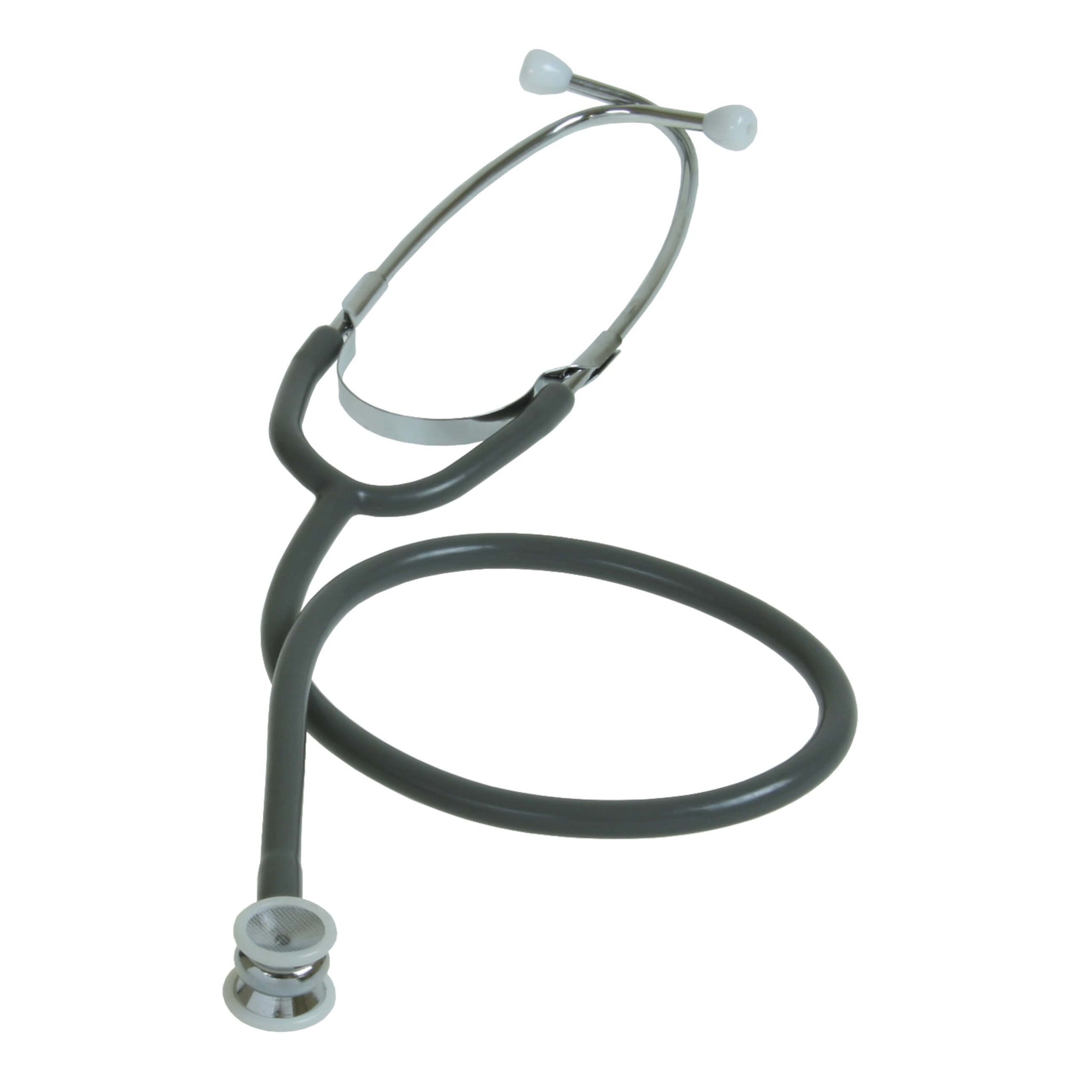 Storkie Dual Head Stethoscope in Zip Case - Neonatal, Grey
