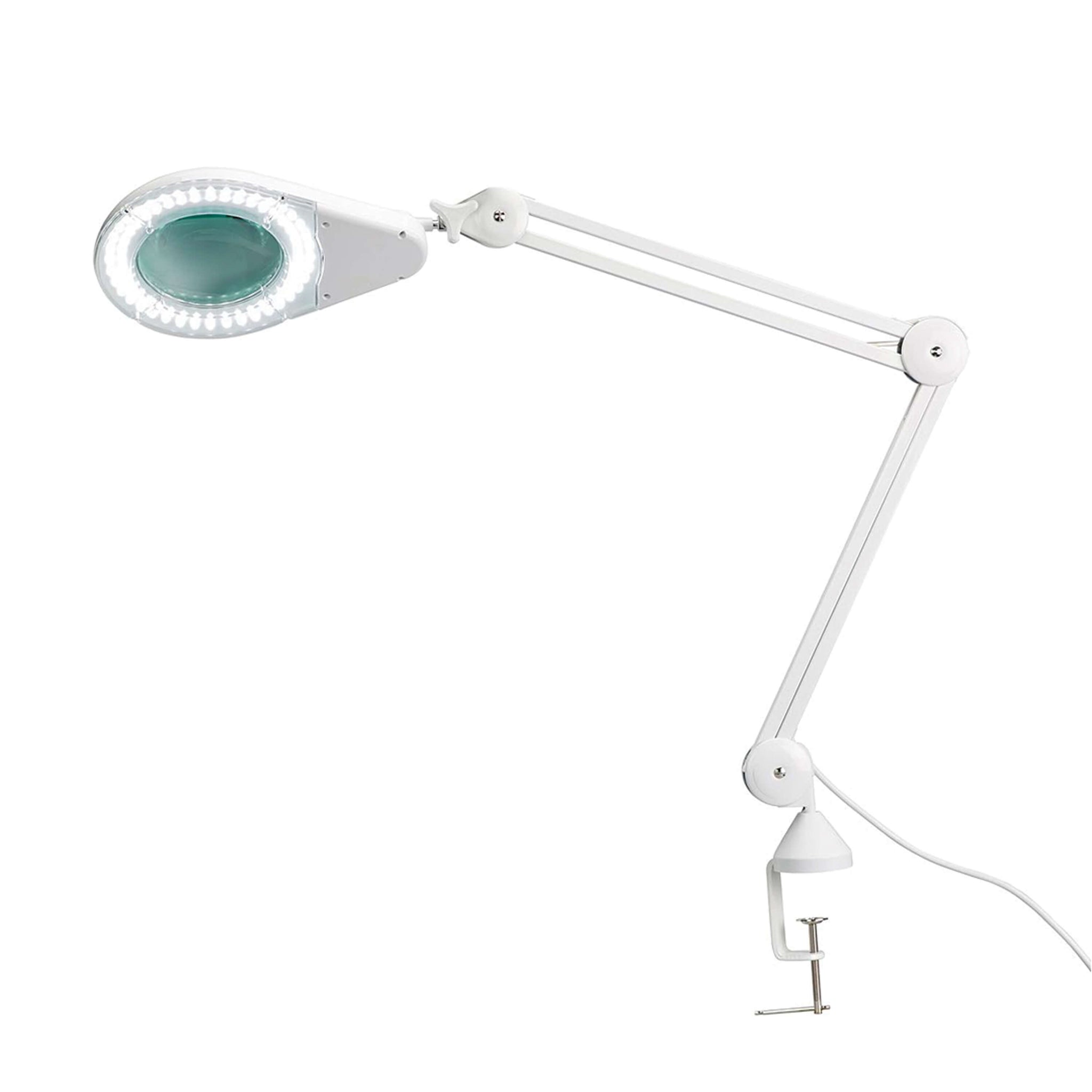 Magnifying Light- 15 cm, Round with Table Clamp, 10 watt